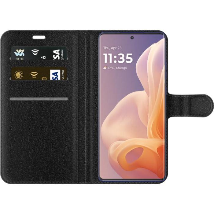 iSecrets - Plånboksfodral till Motorola Moto G85 med Gyllene Murstenar