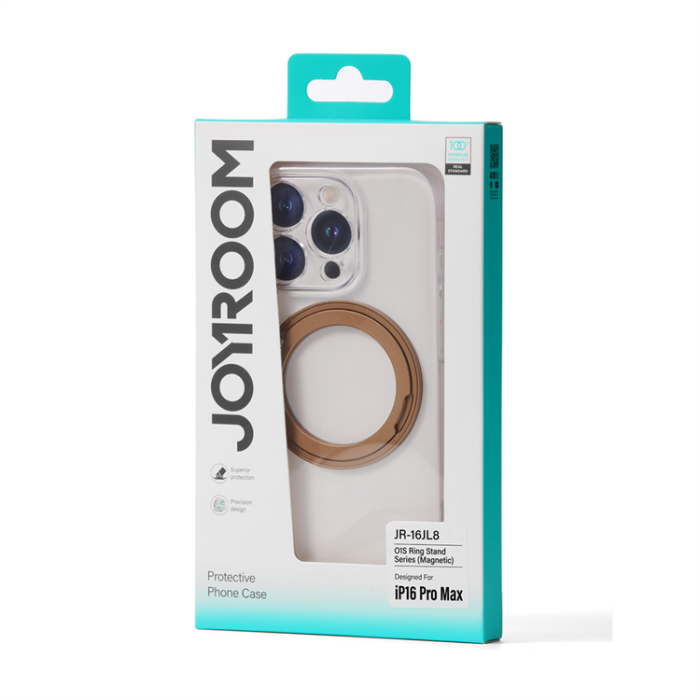 Joyroom - Joyroom iPhone 16 Pro Mobilskal MagSafe 360° Ringstativ JR-16JL6