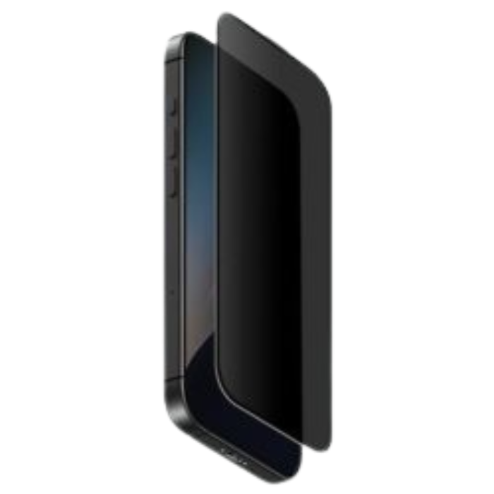 UNIQ - Uniq iPhone 16 Pro Max Härdat glas Skärmskydd Optix Privacy - Svart