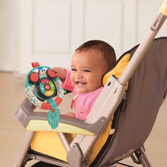 CLEMENTONI - CLEMENTONI Mickey Stroller Steering Wheel