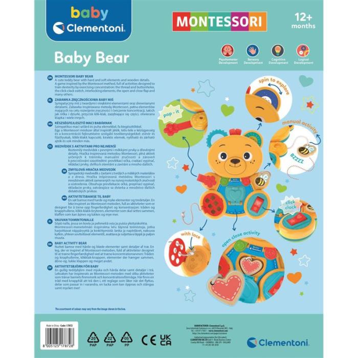 CLEMENTONI - CLEMENTONI Montessori Baby Bear