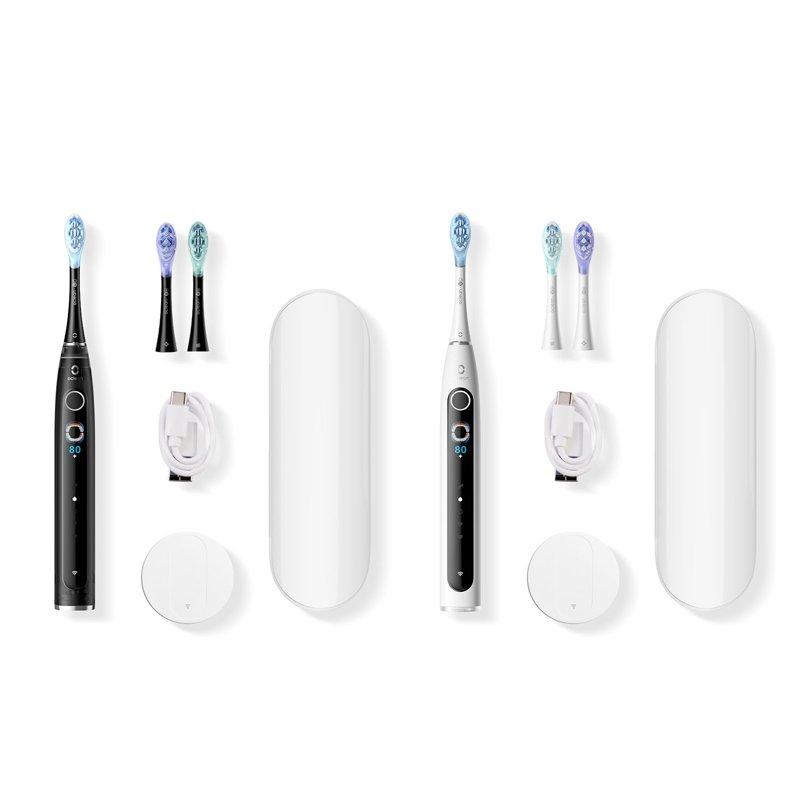 OCLEAN Elektrisk Tandborste X Pro 20 S Duo Set Vit+Svart