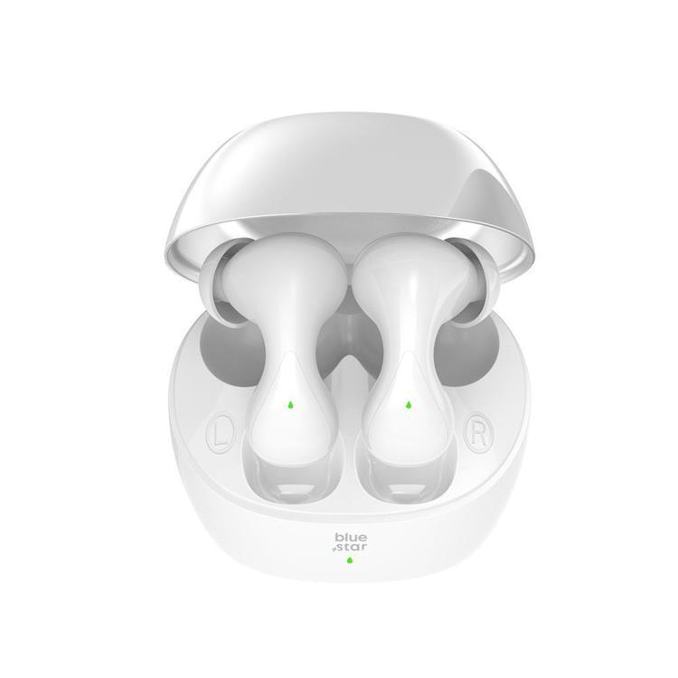 Blue Star Trådlösa In-Ear Hörlurar TWS BK92 - Vit | 505771 | AlltMobil