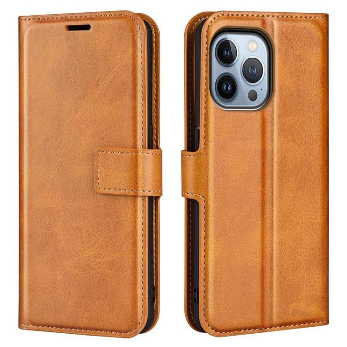 OEM - Flip Folio iPhone 14 Pro Plånboksfodral - Gul