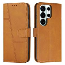 OEM - Pl&aring;nboksfodral f&ouml;r Samsung Galaxy S26 Ultra F&auml;llbart St&auml;ll - Gul