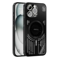 ABEEL - ABEEL Mobilskal till iPhone 13 Pro Max Aluminium + PC + TPU - Svart
