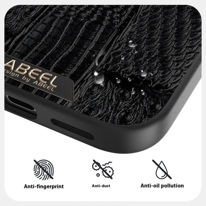 ABEEL - ABEEL Mobilskal till iPhone 17 Pro MagSafe Kompatibel Äkta Läder Grön