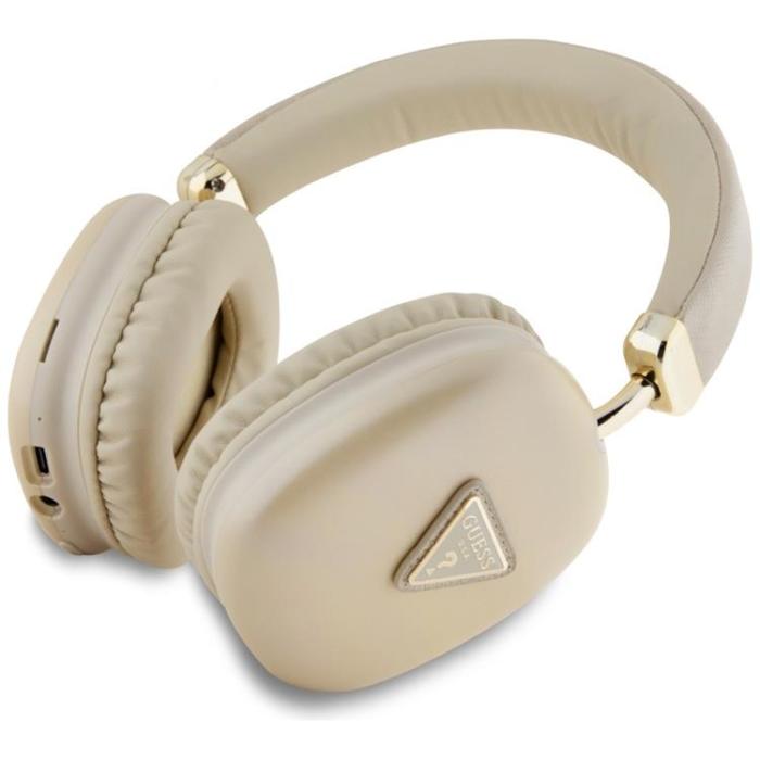Guess - Guess Over-Ear Hörlurar Bluetooth 5.3 Metallic Triangle Logo - Guld