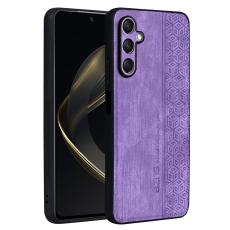 AZNS - AZNS Samsung Galaxy A16 Fodral Skyddande KonstL&auml;der - Lila