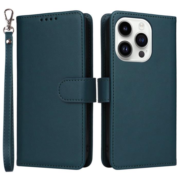 BETOPNICE - BETOPNICE iPhone 14 Pro Max Plånboksfodral - Detachable Konstläder- Blå