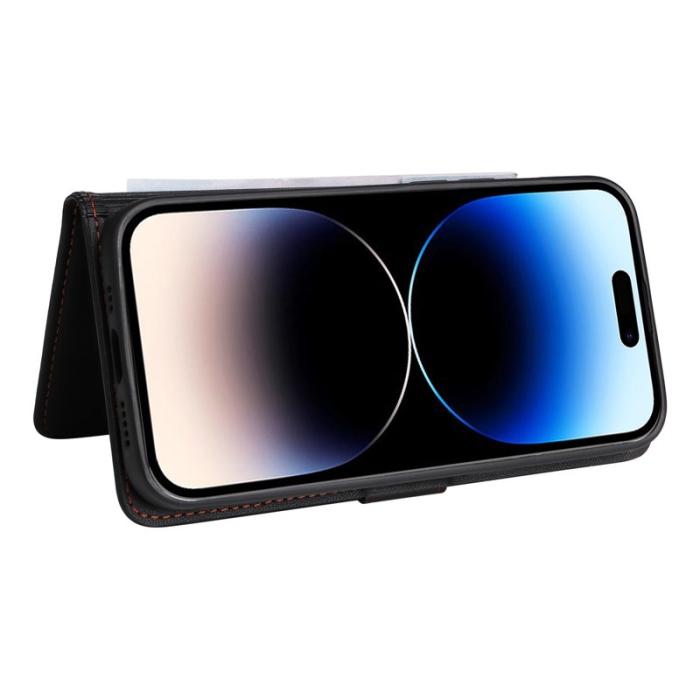 BETOPNICE - BETOPNICE iPhone 14 Pro Max Plånboksfodral - Detachable Konstläder- Svart