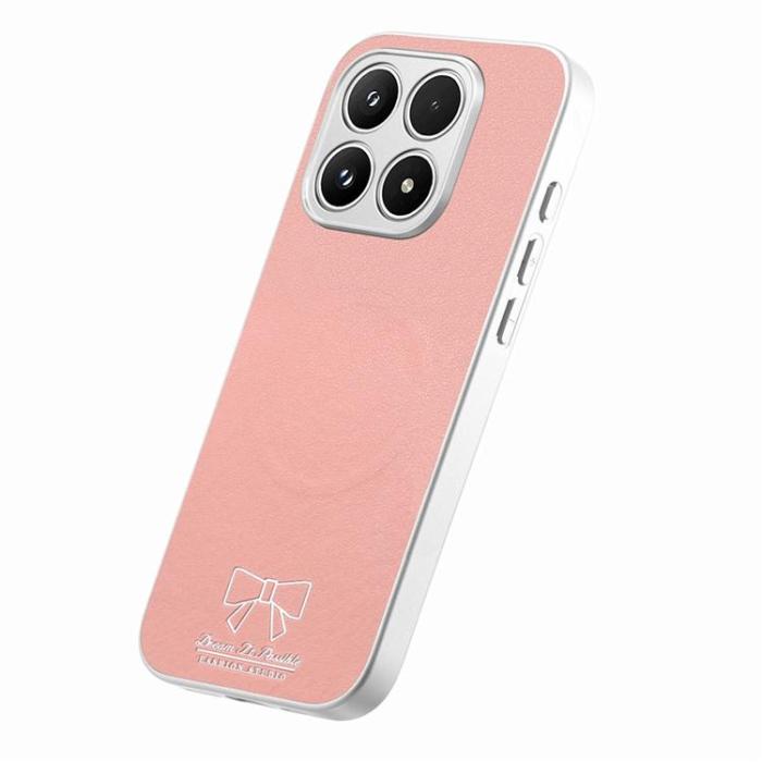 A-One Brand - Mobilskal för Xiaomi 17 Magnetisk PU-läder Butterfly Bow Pattern