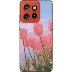 Gustaf - Mobilskal till Motorola Edge 50 Neo med Rosa Tulpaner