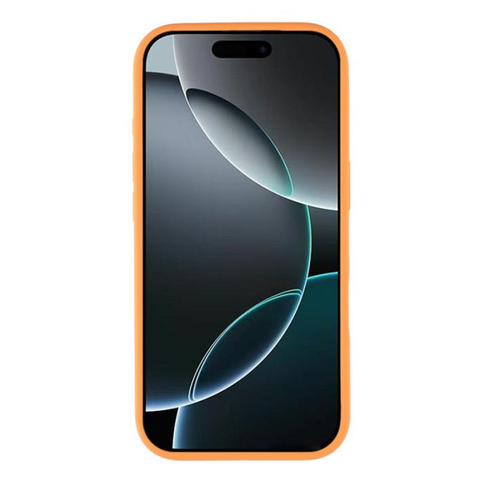 X-Level - X-LEVEL Mobilskal till iPhone 17 Pro MagSafe Flytande Silikon Orange