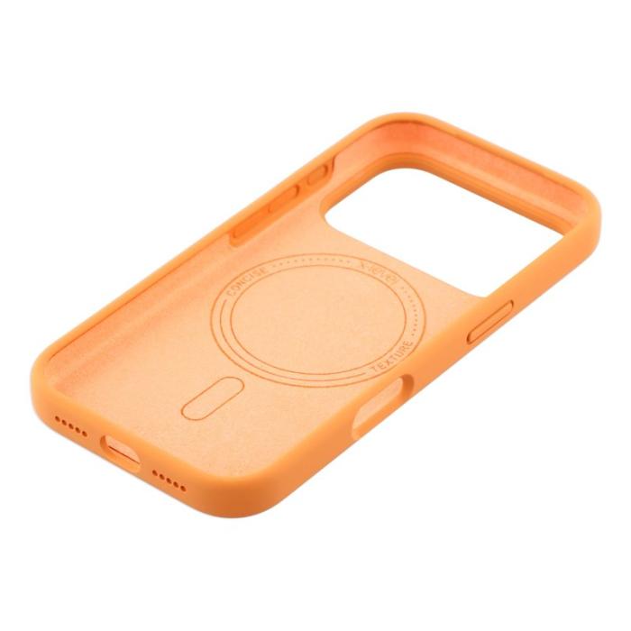 X-Level - X-LEVEL Mobilskal till iPhone 17 Pro MagSafe Flytande Silikon Orange