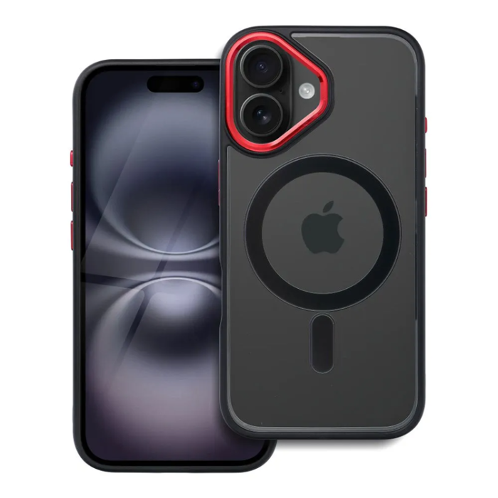 OEM - iPhone 16 Plus Mobilskal Magsafe Color Edge - Röd