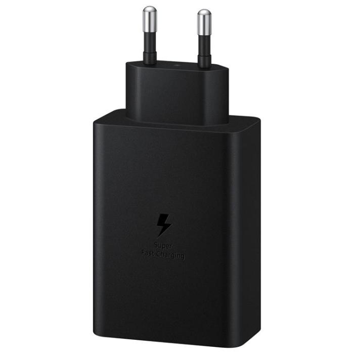 OEM - Samsung Väggladdare 65W USB Till 2x USB-C 65W - Svart