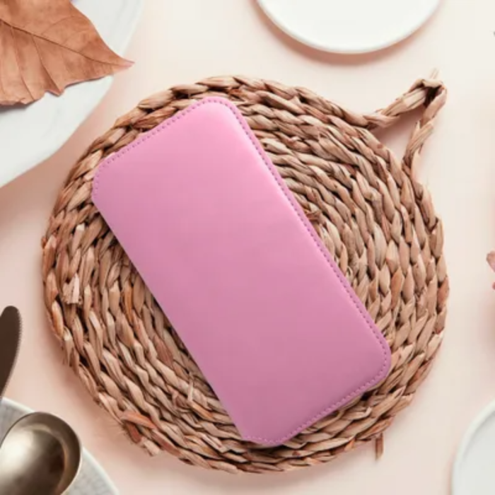 OEM - Galaxy S23 FE Plånboksfodral Dual Pocket - Ljusrosa