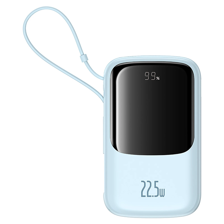 Baseus Powerbank 10000 mAh 22.5W USB-C Qpow Pro Plus - Blå | 505295 | AlltMobil