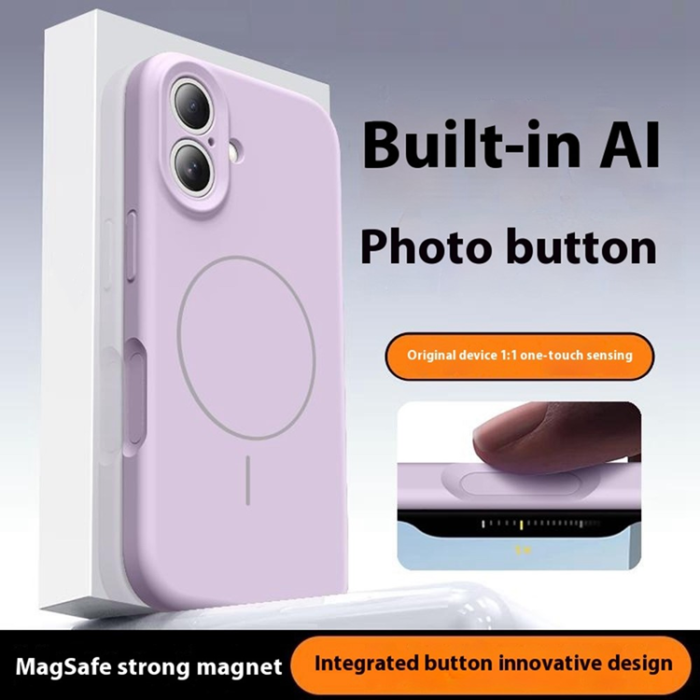 A-One Brand - iPhone 16 Mobilskal Magafe med Camera Touch Control - Lila