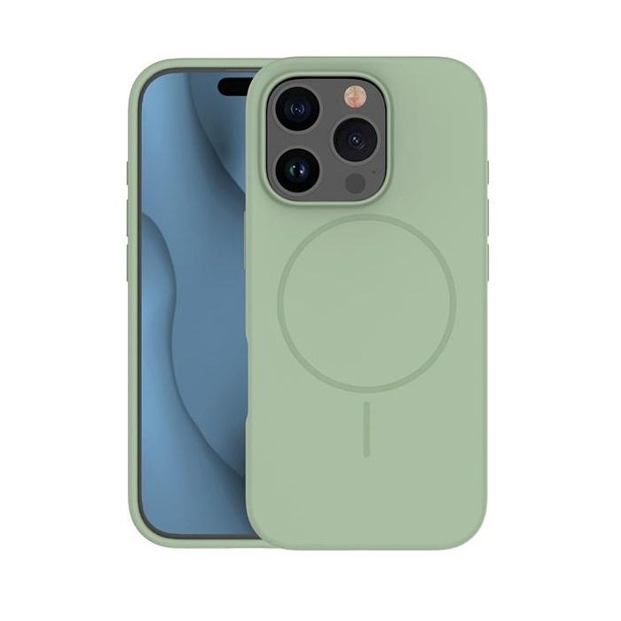 iPhone 17 Mobilskal MagSafe Silikon Thin - Grön | 2353 | AlltMobil