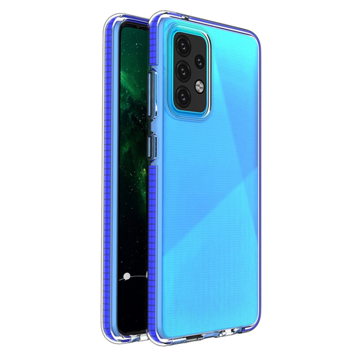 OEM - Galaxy A52s 5G/A52 5G/A52 4G Mobilskal Spring Gel - Mörkblå
