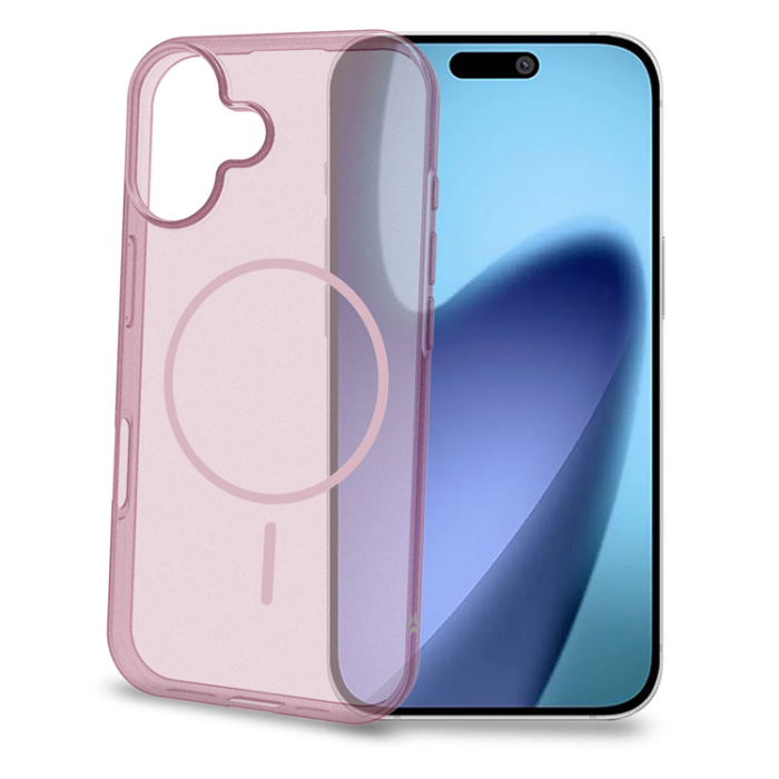 Celly - Celly iPhone 17 Mobilskal MagSafe Magsand - Rosa