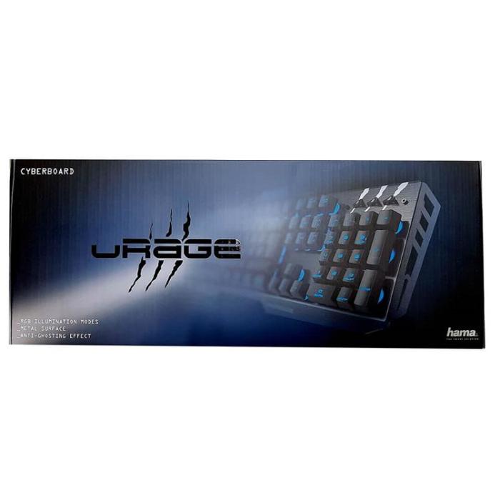 Urage - URAGE Tangentbord Gaming Cyberboard Metal