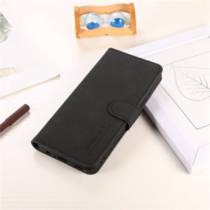 KHAZNEH - KhAZNEH OnePlus Nord CE 3 Lite Plånboksfodral Textured Flip - Svart