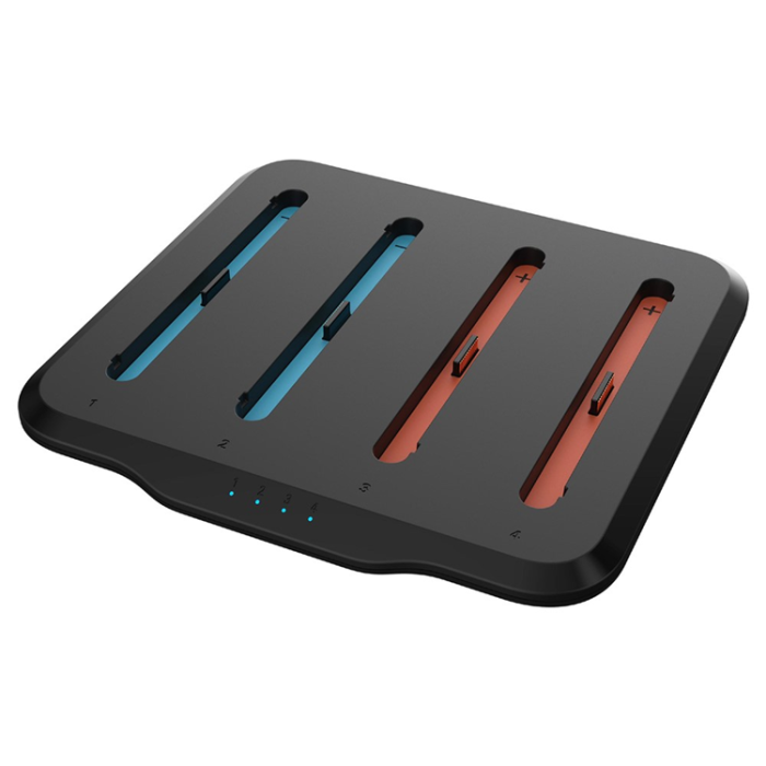 OEM - Nintendo Switch 2 Laddningsdocka med 4 platser och LED-indikator