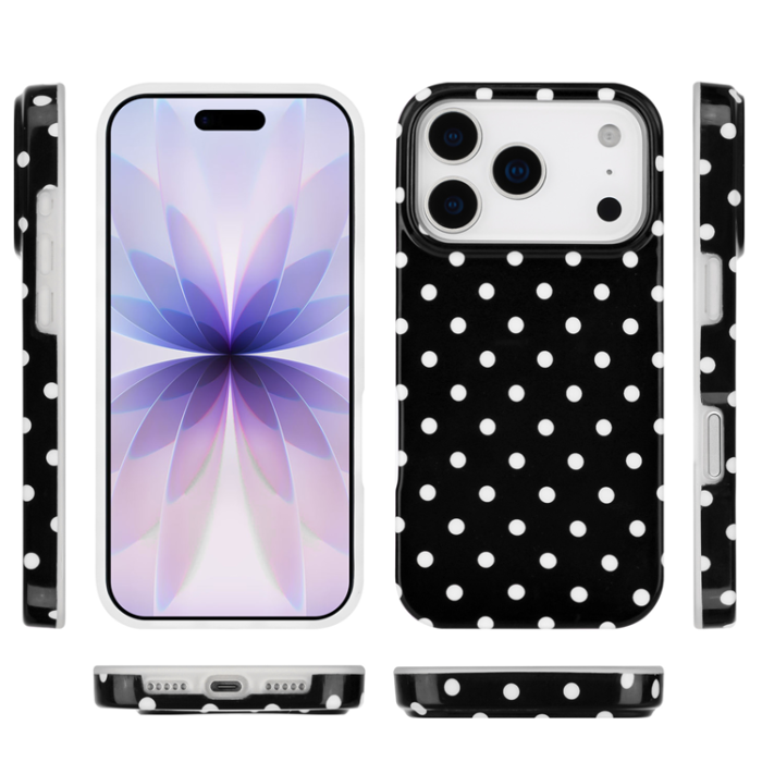 A-One Brand - iPhone 17 Pro Max Mobilskal Dot Design Imd Tpu
