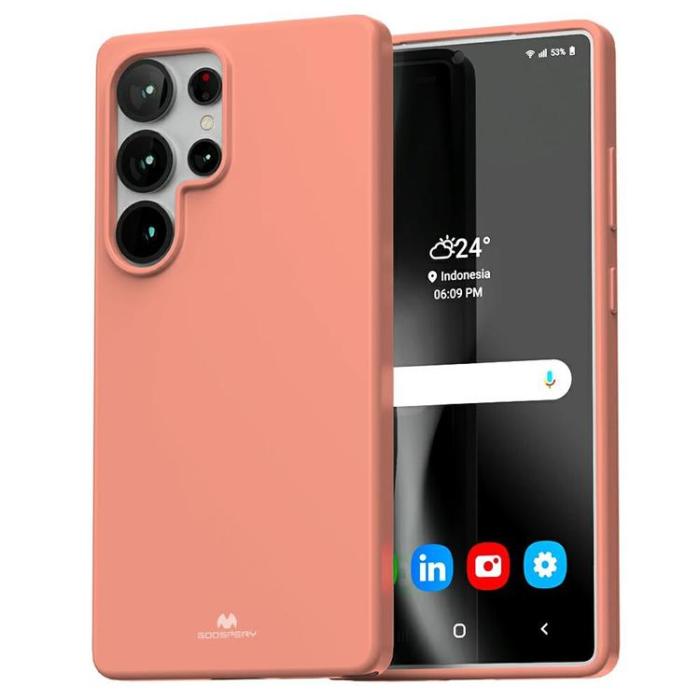 Mercury - Mercury Galaxy S25 Ultra Mobilskal Soft - Rosa