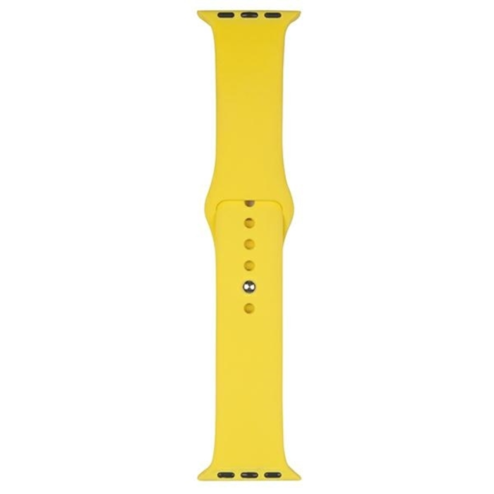 Beline - Beline Apple Watch (38/40/41mm) Armband Silikon - Gul