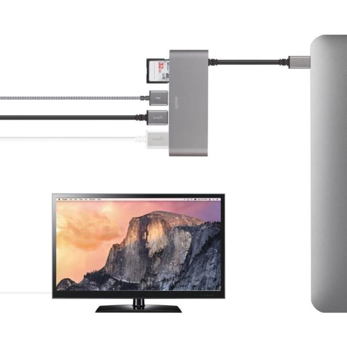 Moshi - Moshi USB-C Multimedia Adapter