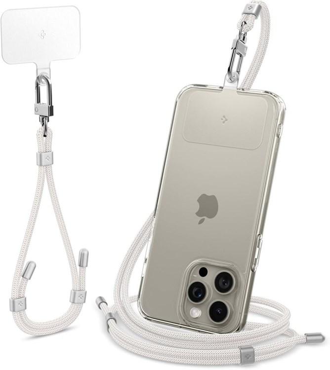 Spigen Universal Mobilrem Crossbody Med Wrist - Vit (Vit) | 264 | AlltMobil