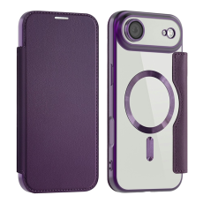 Amorus - AMORUS iPhone Air Plånboksfodral MagSafe RFID - Lila