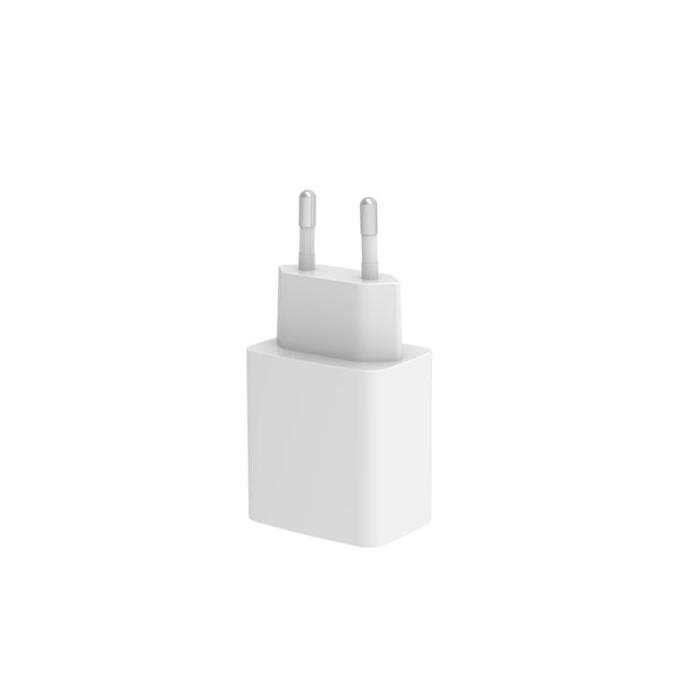 QUALO - QUALO Snabbladdare 30W 1xUSB-C 1xUSB-A Återvinning - Vit