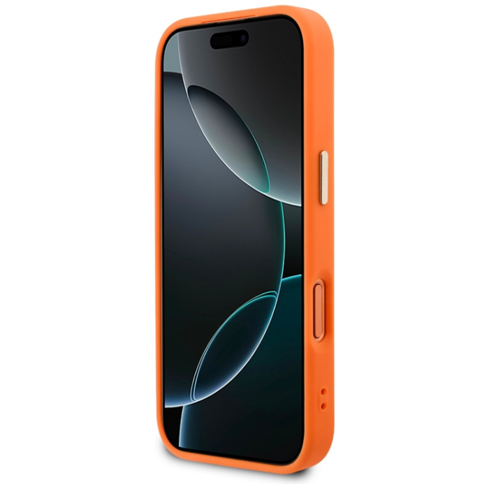 Guess - Guess Mobilskal För iPhone 17 Pro MagSafe Perforated 4G - Orange