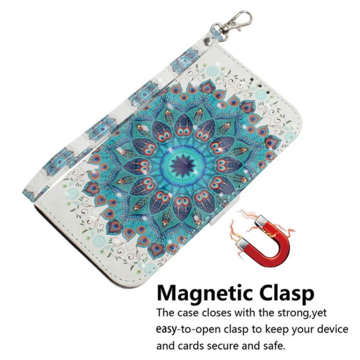 A-One Brand - Sony Xperia 10 VI Plånboksfodral 3D Pattern - Peacock