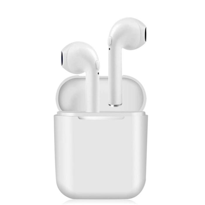 UTGATT1 - i12S TWS Trådlösa hörlurar, Bluetooth 5.0 - Vit
