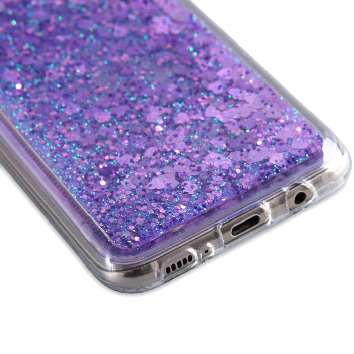Boom of Sweden - Glitter Skal till Samsung Galaxy S20 Plus - Lila