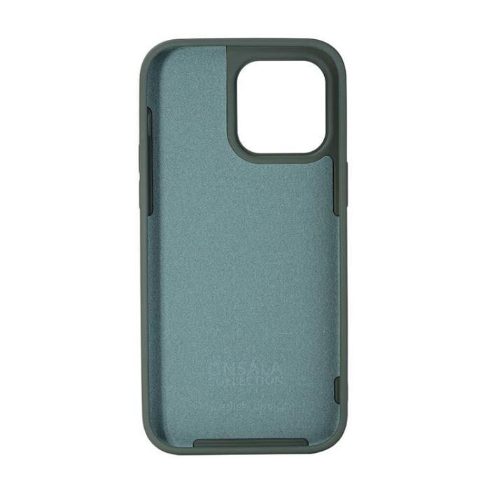 Onsala - ONSALA iPhone 14 Pro Skal Silikon Chalk - Olivgrön