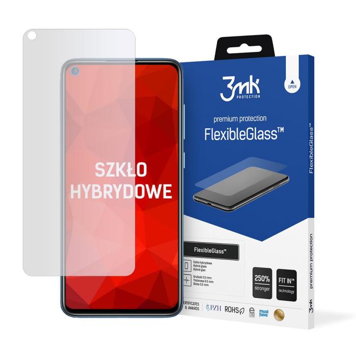 3MK - 3MK Xiaomi Rödmi Note 9 Hybrid Okrossbart Glas FlexibleGlass