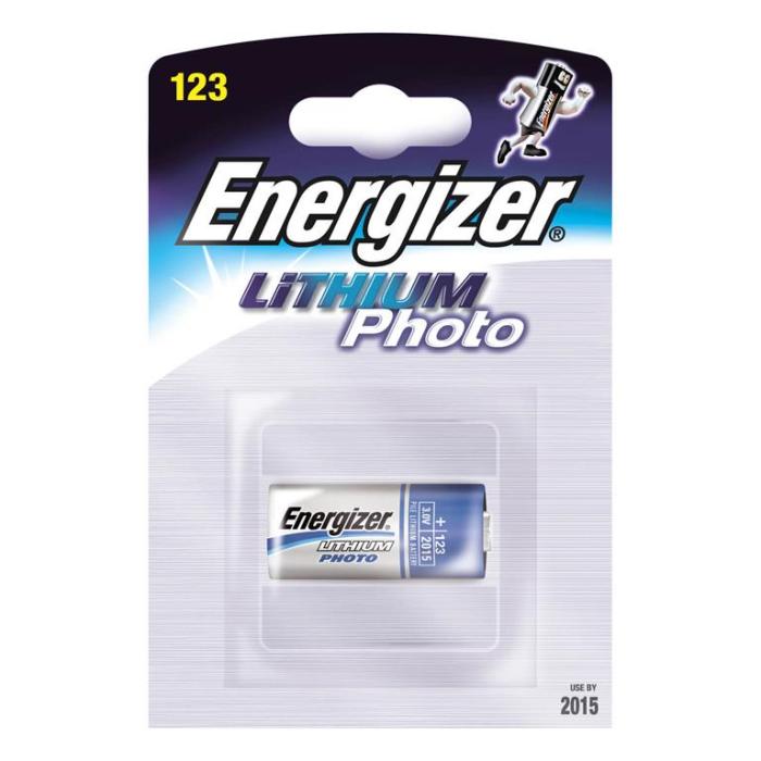 UTGATT1 - ENERGIZER Batteri CR123 Lithium 1-pack