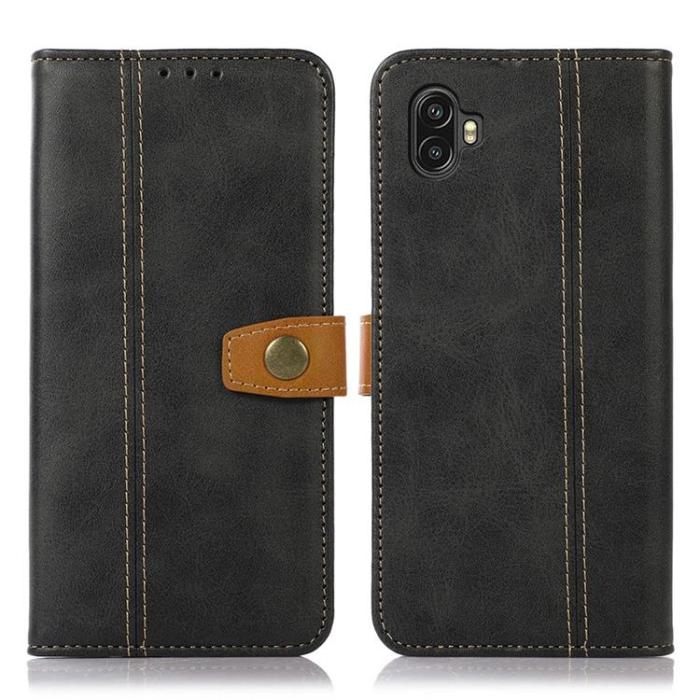 A-One Brand - Galaxy Xcover 6 Pro Plånboksfodral Folio Flip - Svart