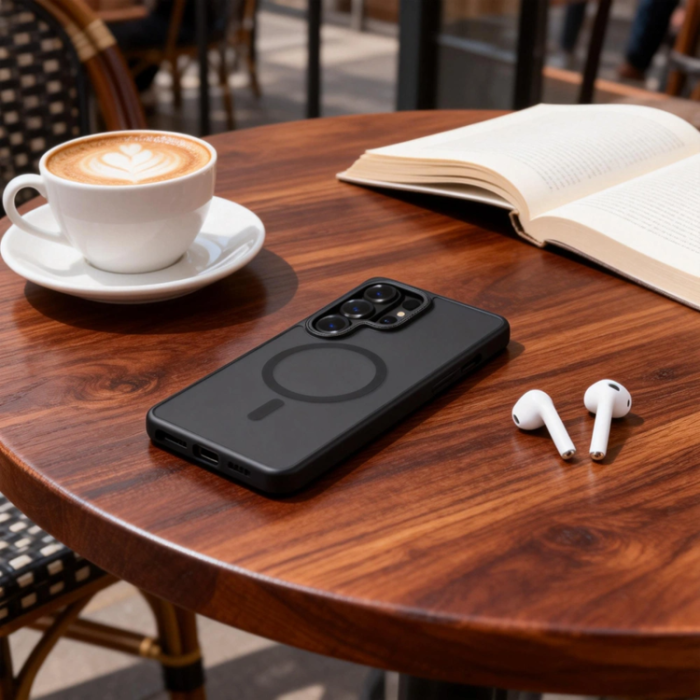 Tech-Protect - Tech-Protect Mobilskal För Galaxy S26 Ultra Magsafe - Matte Svart