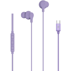 Celly - Celly Hörlurar In-Ear Kabel USB-C UP1600 - Lila
