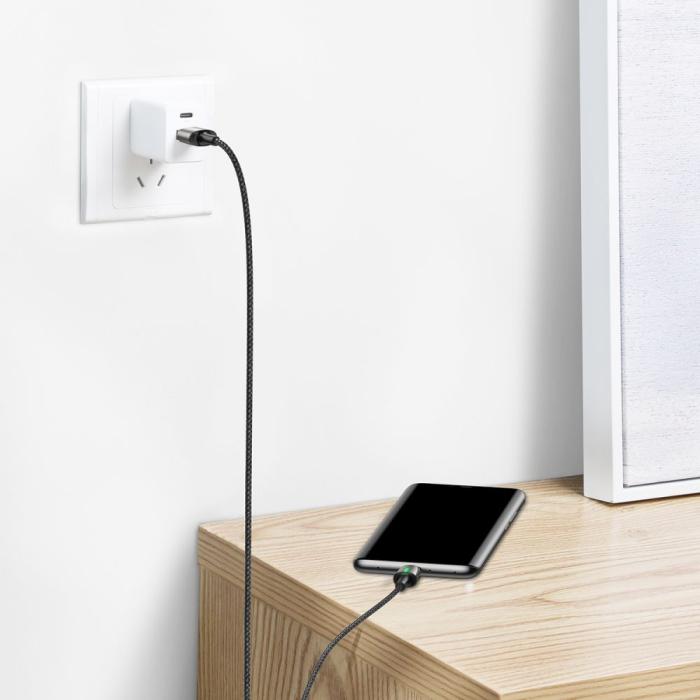 UTGATT5 - Baseus Type-C Magnetic Cable 100 cm Svart
