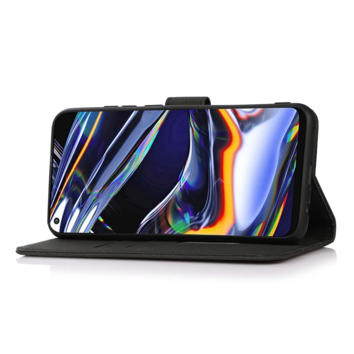 KHAZNEH - KHAZNEH Galaxy A14 5G/4G Plånboksfodral Retro - Svart
