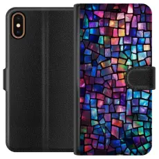 Gustaf - Pl&aring;nboksfodral till Apple iPhone X med Disco